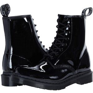 H&M Monochorme Black womans 8 Eyelet Boots size 7